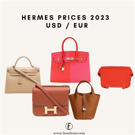 hermes prices 2024|hermes bags price list 2024.